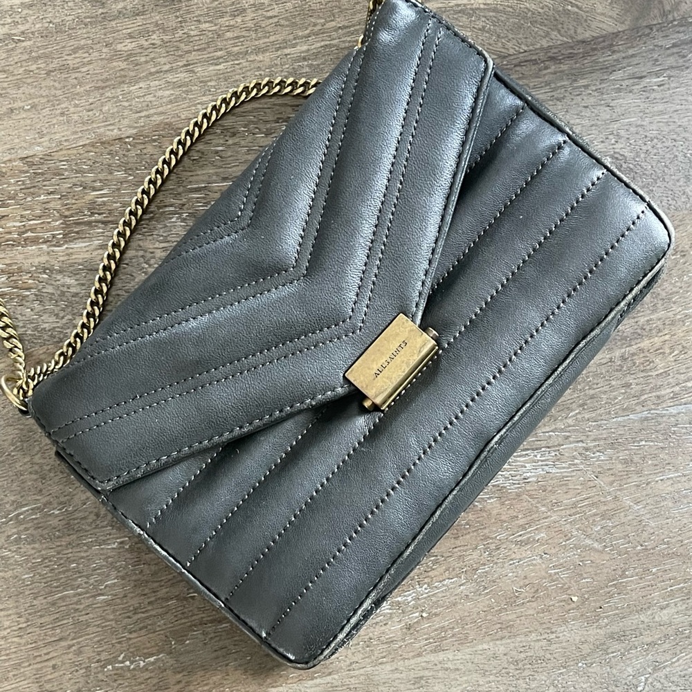 all saints justine small crossbody bag